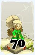 Um personagem do jogo Dofus, Enutrof-Ar, de nivel 70