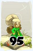 Um personagem do jogo Dofus, Enutrof-Ar, de nivel 95