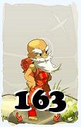 Um personagem do jogo Dofus, Cra-Ar, de nivel 163