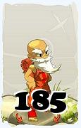 A Dofus character, Rogue-Air, by level 185