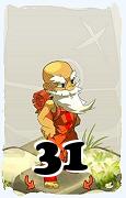 A Dofus character, Sacrier-Air, by level 31