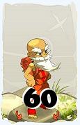 Um personagem do jogo Dofus, Sacrier-Ar, de nivel 60