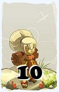 Um personagem do jogo Dofus, Enutrof-Ar, de nivel 10