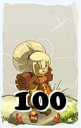 Un personnage du jeu Dofus, Enutrof-Air, au niveau 100