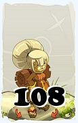 Un personaje del juego Dofus, Anutrof-Aire, de nivel 108