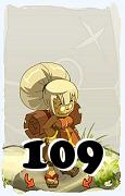 Un personnage du jeu Dofus, Sadida-Air, au niveau 109