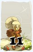 A Dofus character, Enutrof-Air, by level 11