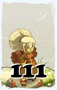 Un personnage du jeu Dofus, Enutrof-Air, au niveau 111