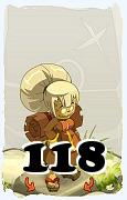 Un personnage du jeu Dofus, Enutrof-Air, au niveau 118