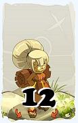 Um personagem do jogo Dofus, Enutrof-Ar, de nivel 12