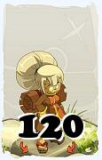 Un personnage du jeu Dofus, Enutrof-Air, au niveau 120