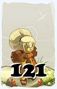 Un personaggio del gioco Dofus, Anutrof-Aria, al livello 121