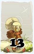 Un personnage du jeu Dofus, Roublard-Air, au niveau 13