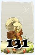 Um personagem do jogo Dofus, Enutrof-Ar, de nivel 131