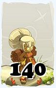 Un personaggio del gioco Dofus, Anutrof-Aria, al livello 140