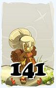 Um personagem do jogo Dofus, Enutrof-Ar, de nivel 141