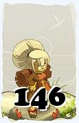 Un personnage du jeu Dofus, Enutrof-Air, au niveau 146