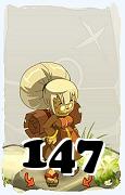 Un personaggio del gioco Dofus, Anutrof-Aria, al livello 147