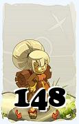 Um personagem do jogo Dofus, Eniripsa-Ar, de nivel 148