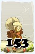 Um personagem do jogo Dofus, Enutrof-Ar, de nivel 153