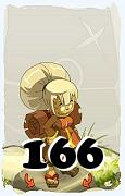 Um personagem do jogo Dofus, Enutrof-Ar, de nivel 166