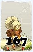 Un personaggio del gioco Dofus, Steamer-Aria, al livello 167