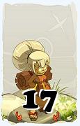 Un personaggio del gioco Dofus, Anutrof-Aria, al livello 17