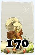 Um personagem do jogo Dofus, Enutrof-Ar, de nivel 170