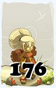 Um personagem do jogo Dofus, Enutrof-Ar, de nivel 176