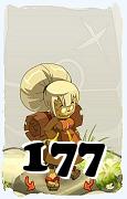 Un personaggio del gioco Dofus, Anutrof-Aria, al livello 177