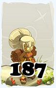 Un personaggio del gioco Dofus, Anutrof-Aria, al livello 187