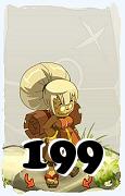 Um personagem do jogo Dofus, Enutrof-Ar, de nivel 199