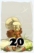 Um personagem do jogo Dofus, Enutrof-Ar, de nivel 20