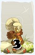 Um personagem do jogo Dofus, Enutrof-Ar, de nivel 3