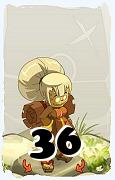 Un personnage du jeu Dofus, Enutrof-Air, au niveau 36