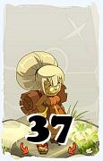 Um personagem do jogo Dofus, Enutrof-Ar, de nivel 37