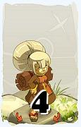 Um personagem do jogo Dofus, Enutrof-Ar, de nivel 4