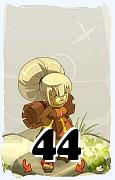 Un personnage du jeu Dofus, Enutrof-Air, au niveau 44