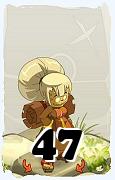 Un personnage du jeu Dofus, Iop-Air, au niveau 47