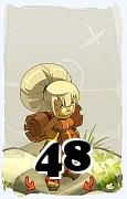 Un personnage du jeu Dofus, Enutrof-Air, au niveau 48