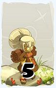 Um personagem do jogo Dofus, Enutrof-Ar, de nivel 5