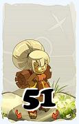 Um personagem do jogo Dofus, Enutrof-Ar, de nivel 51