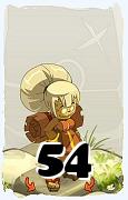 Um personagem do jogo Dofus, Enutrof-Ar, de nivel 54