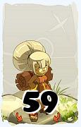 Um personagem do jogo Dofus, Enutrof-Ar, de nivel 59