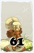 Um personagem do jogo Dofus, Enutrof-Ar, de nivel 61