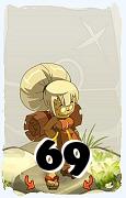 Un personnage du jeu Dofus, Enutrof-Air, au niveau 69