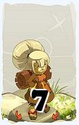 Um personagem do jogo Dofus, Enutrof-Ar, de nivel 7