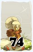 A Dofus character, Sram-Air, by level 74