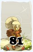 Um personagem do jogo Dofus, Ecaflip-Ar, de nivel 81