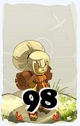 Um personagem do jogo Dofus, Enutrof-Ar, de nivel 98